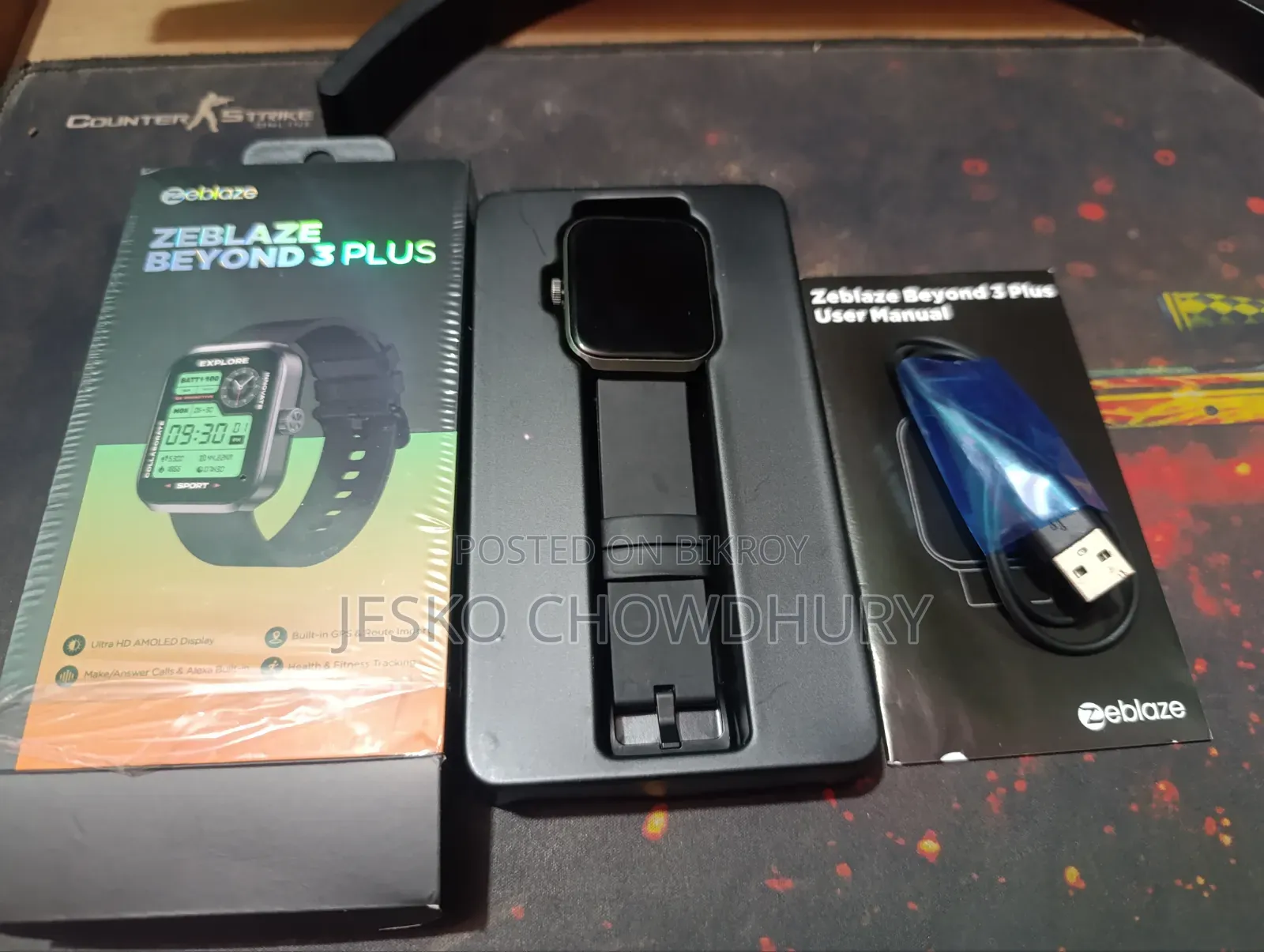 Zeblaze Beyond 3 Plus Smartwatch - Full Box With Accessories