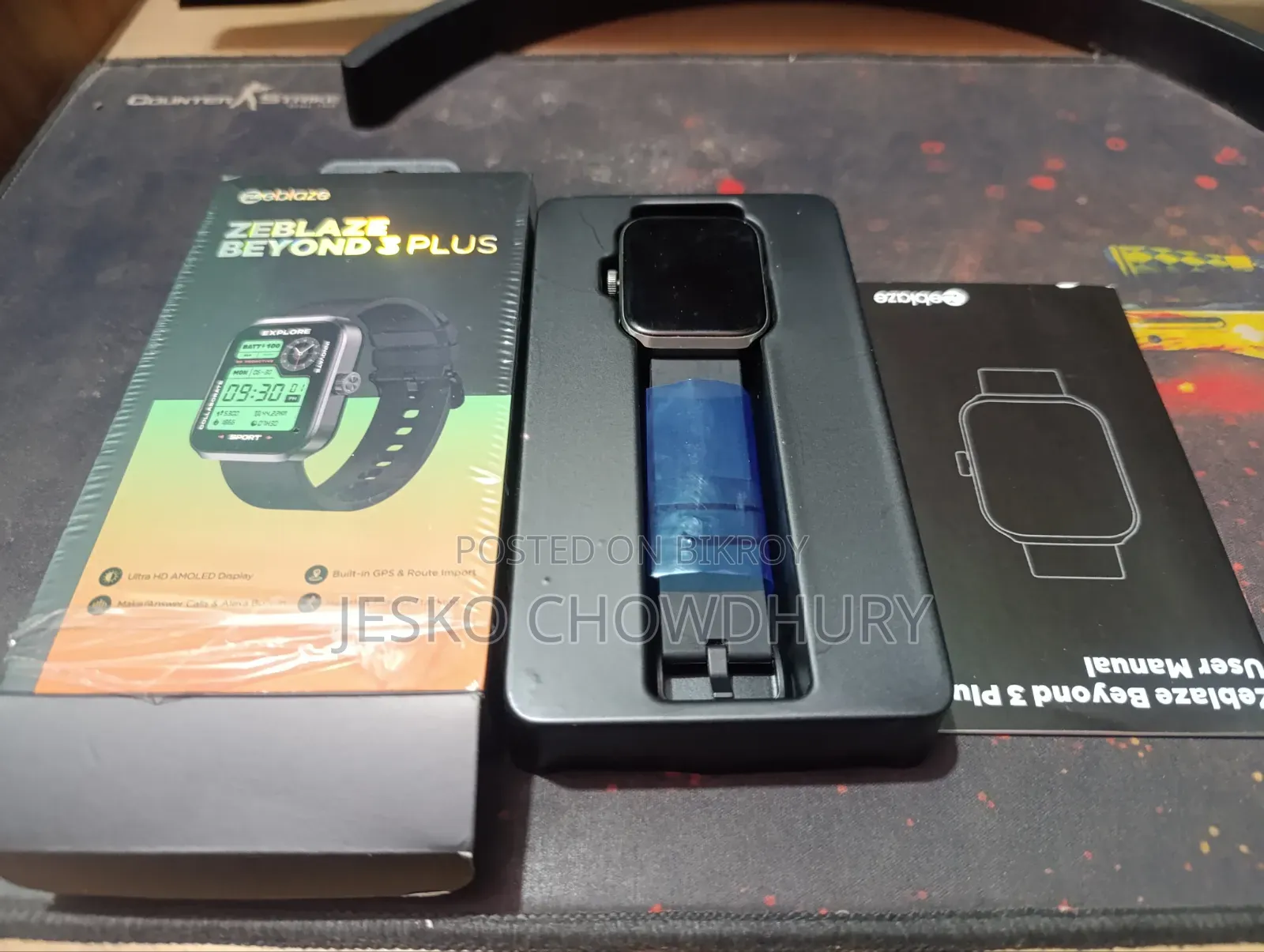 Zeblaze Beyond 3 Plus Smartwatch - Full Box With Accessories
