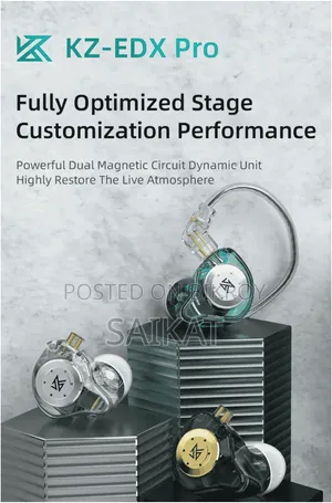 KZ EDX Pro in-Ear Monitor (IEM) Earphone - Brand New Box Packed