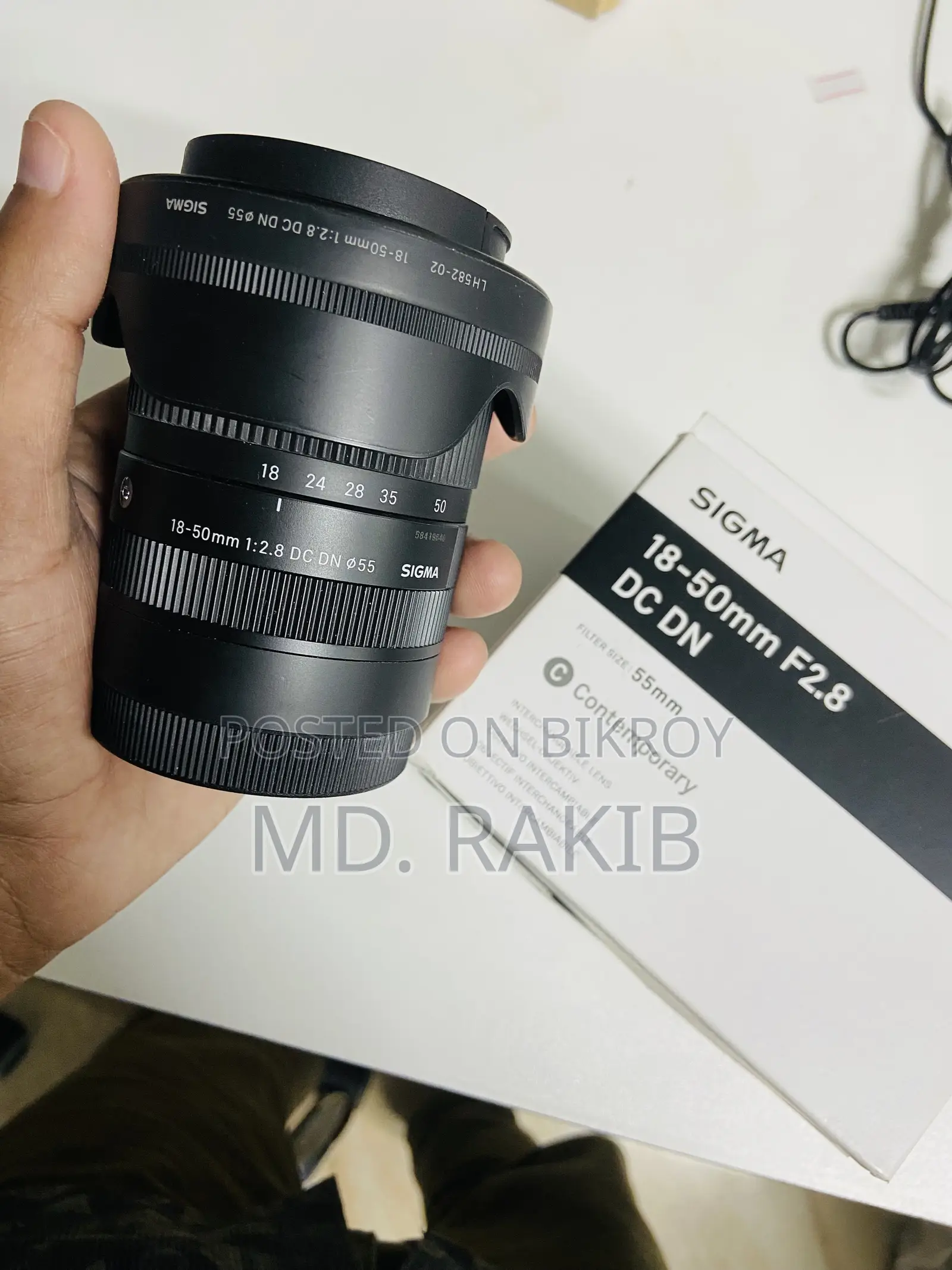 Sigma 18-50mm F/2.8 DC DN Lens for Sony E-Mount – Fresh Condition
