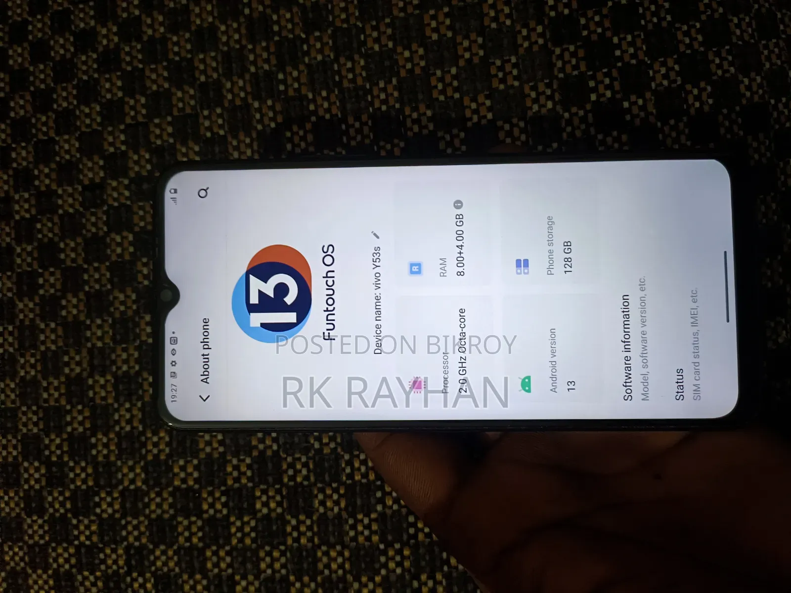 Vivo Y53s 128 GB Black