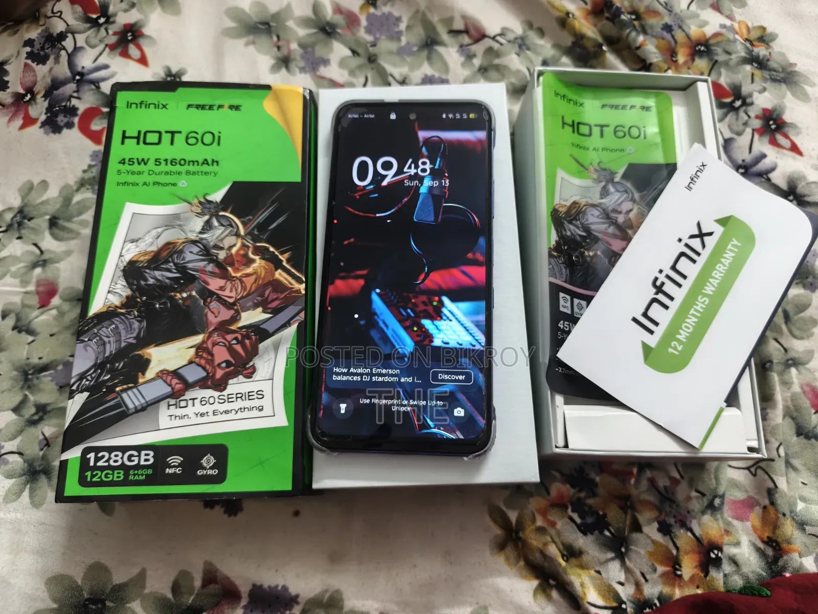 Infinix Hot 60i 128 GB Blue