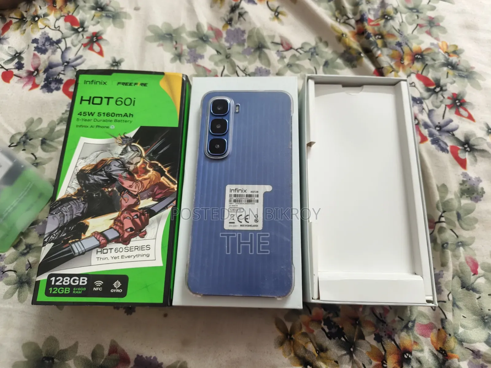 Infinix Hot 60i 128 GB Blue