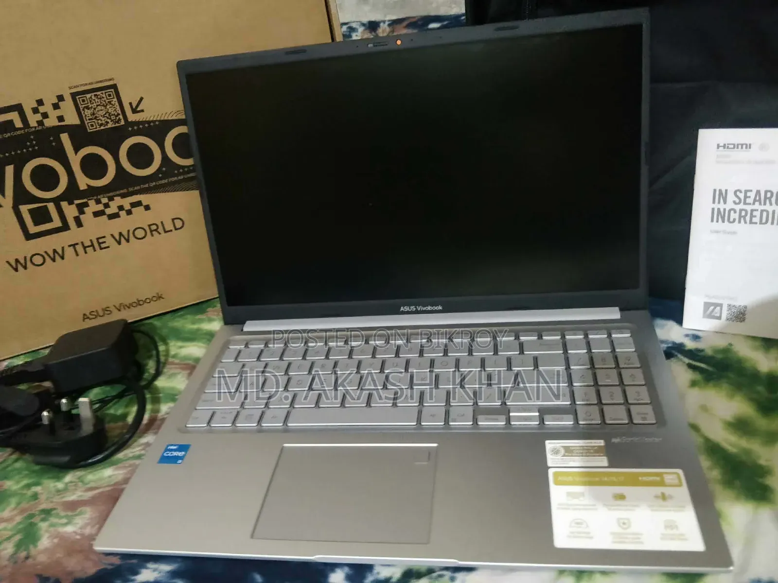 New Laptop Asus Vivobook 15 16GB Intel Core i3 SSD 512GB