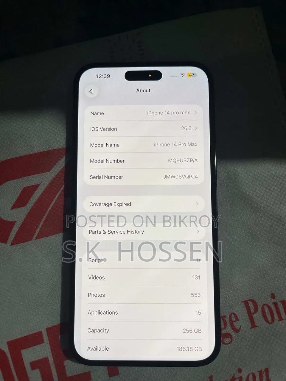 Apple iPhone 14 Pro Max 256 GB Black