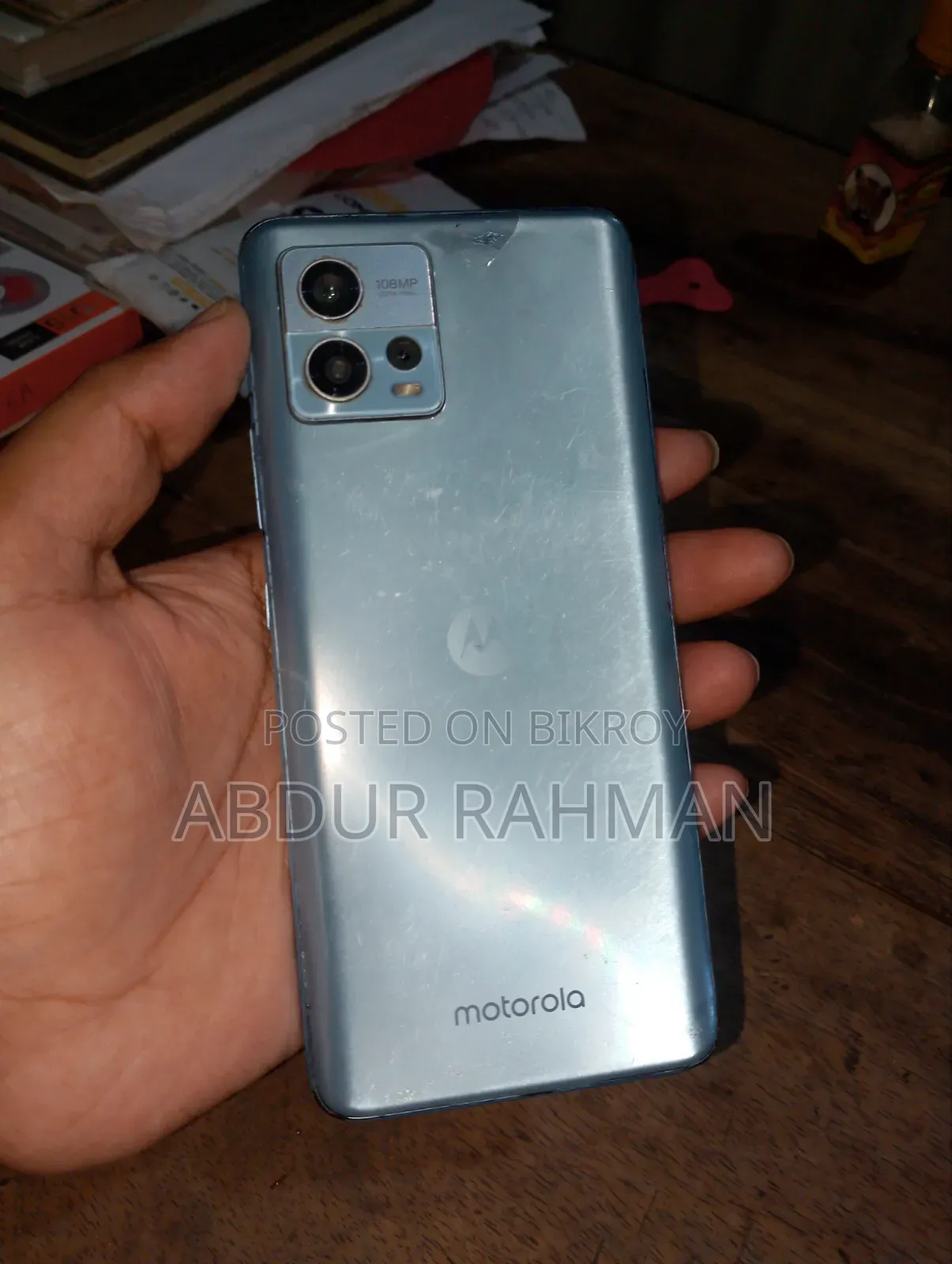 মোটরসাইকেল মোটো জি৭২ ১২৮ জিবি ব্লু