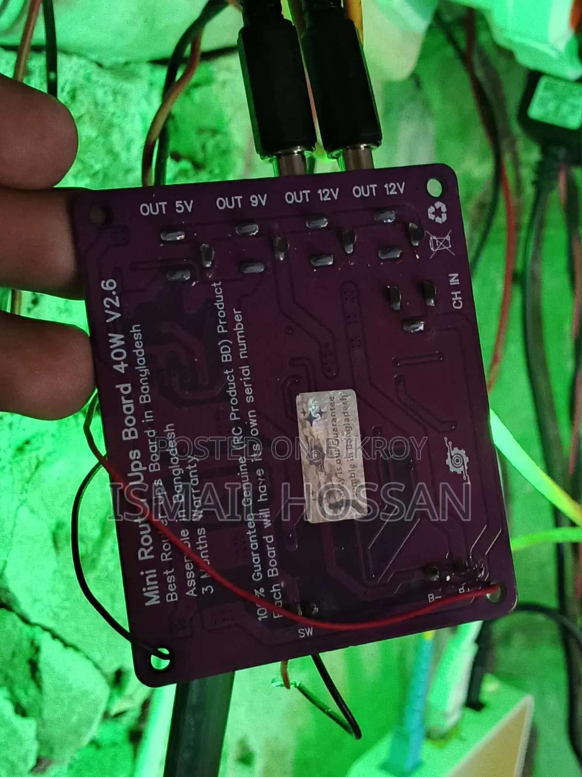 Wi-Fi Router ONU UPS Circuit
