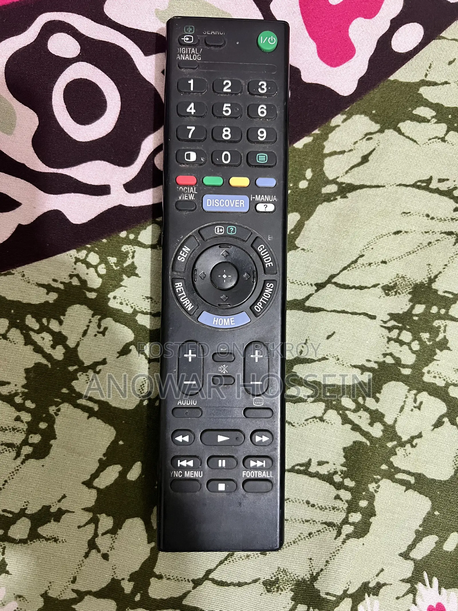 পুরাতন টিভি রিমোট