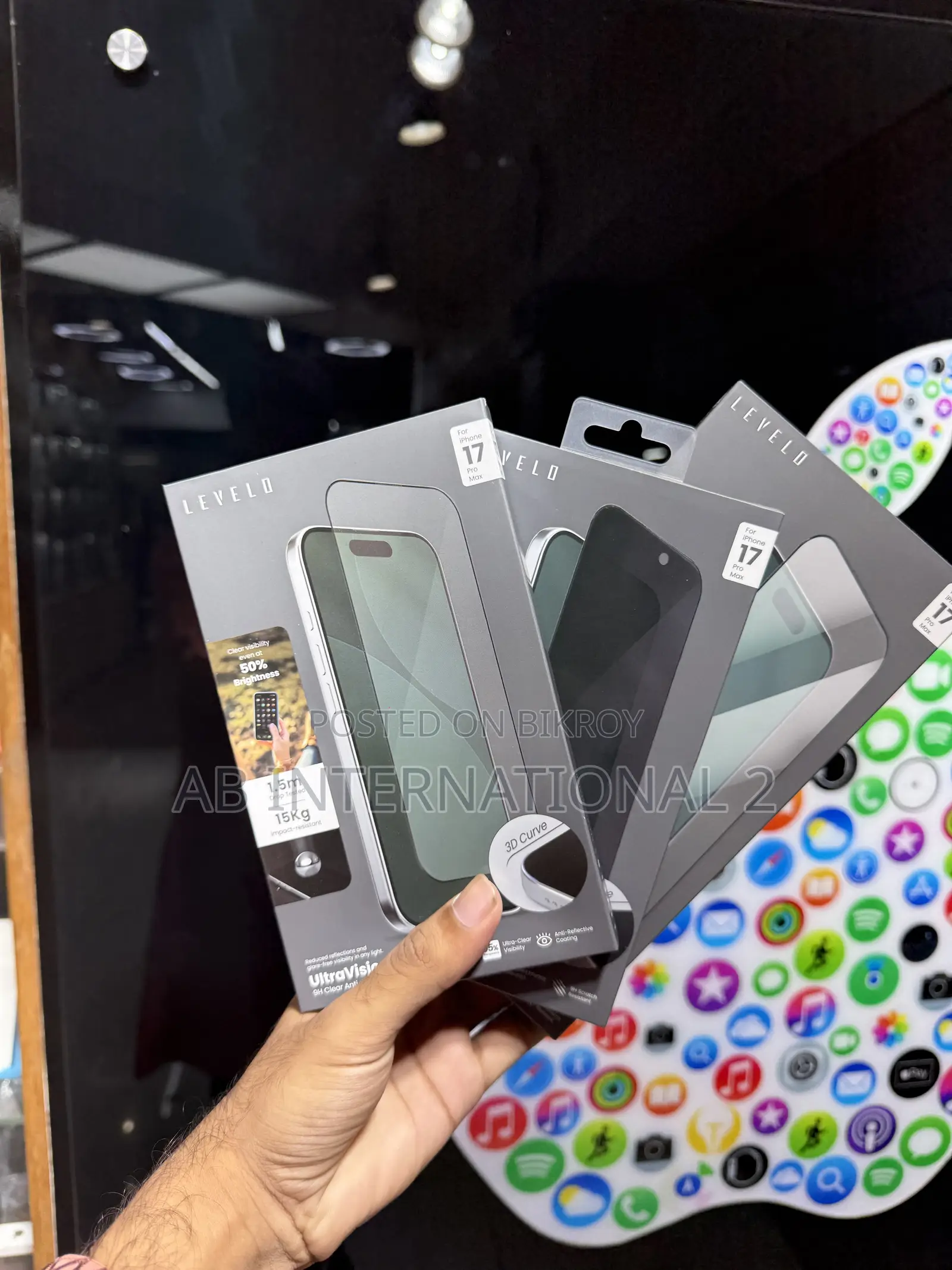 17 Pro Max Best Quality Privacy Glass