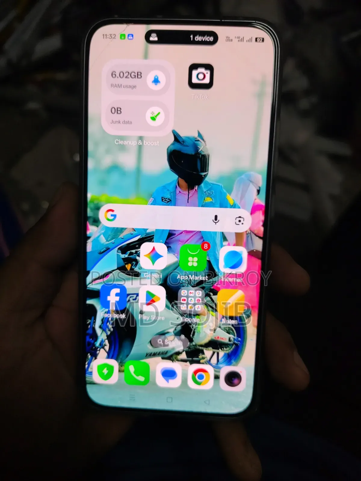 নতুন অপো রেনো ২৫৬ জিবি হোয়াইট