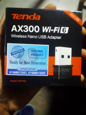 Tenda AX300 Wi-Fi 6 Wireless Nano USB Adapter