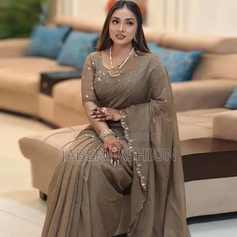 Semi-Muslin Royal Beauty and Comfort Saree