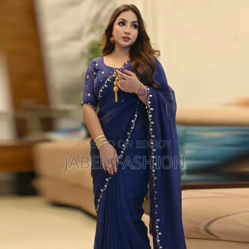 Semi-Muslin Royal Beauty and Comfort Saree