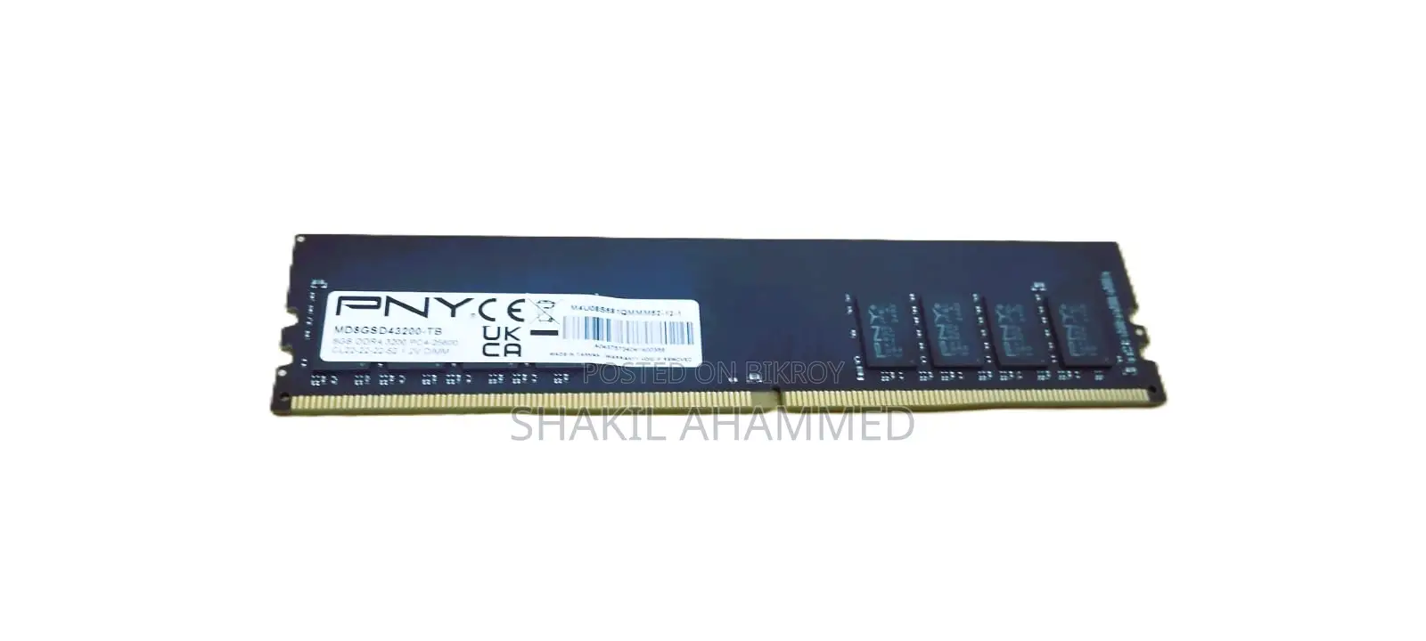 PNY 8gb Ddr4 3200mhz Desktop Gaming RAM