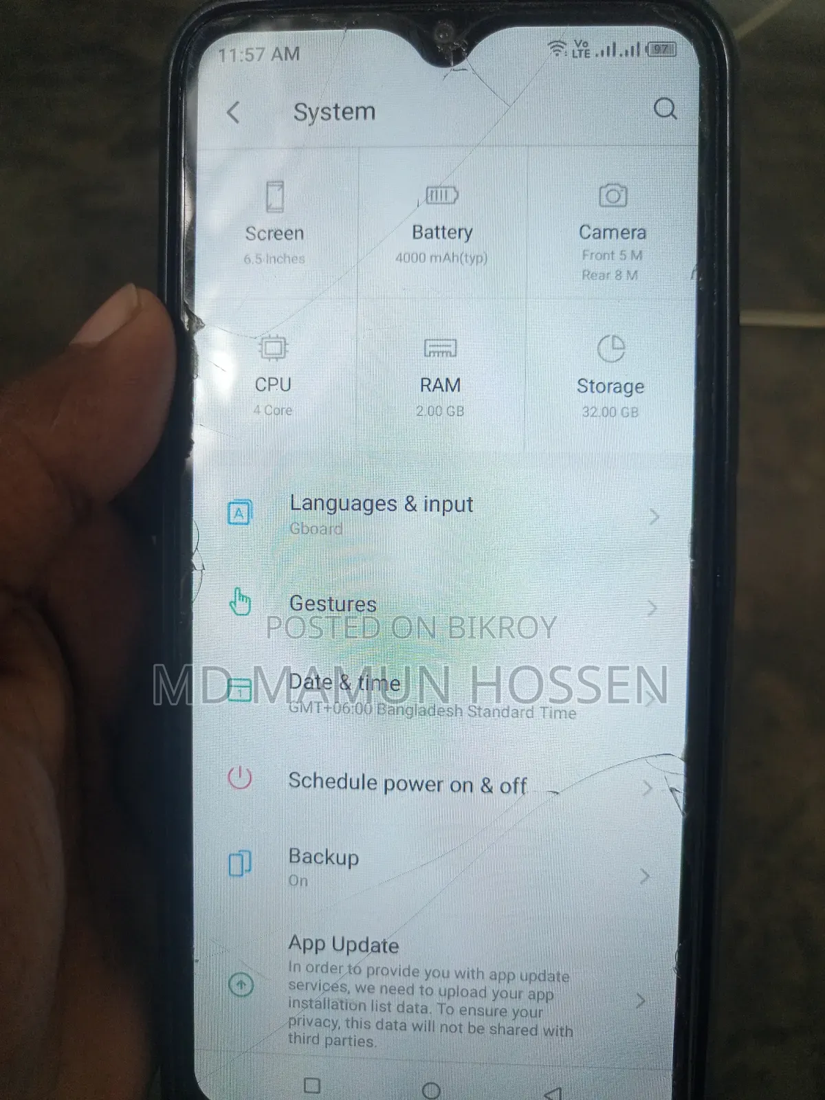 Itel Vision 1 Pro 32 GB Blue