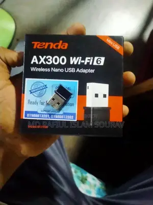 Tenda AX300 Wi-Fi 6 Wireless Nano USB Adapter
