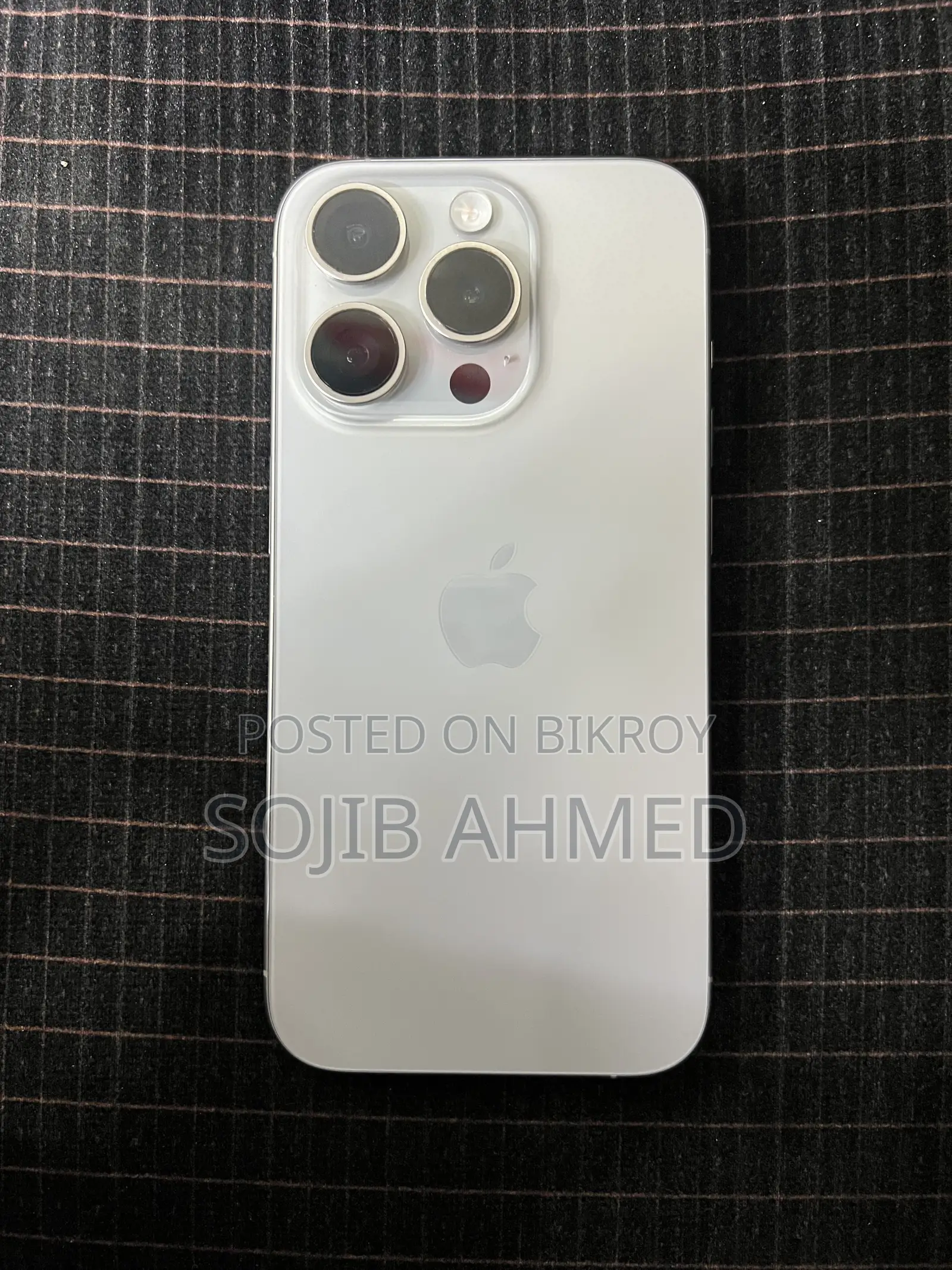 অ্যাপল আইফোন ১৫ প্রো ২৫৬ জিবি গ্রে