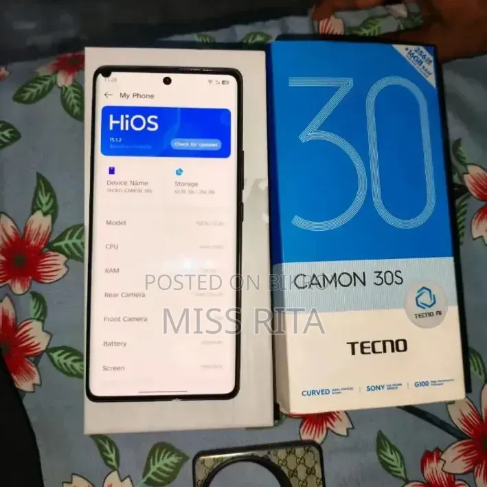 Tecno Camon 30S 256 GB Black