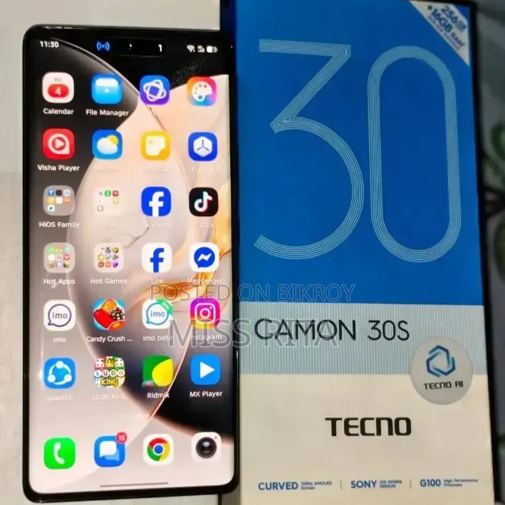 Tecno Camon 30S 256 GB Black