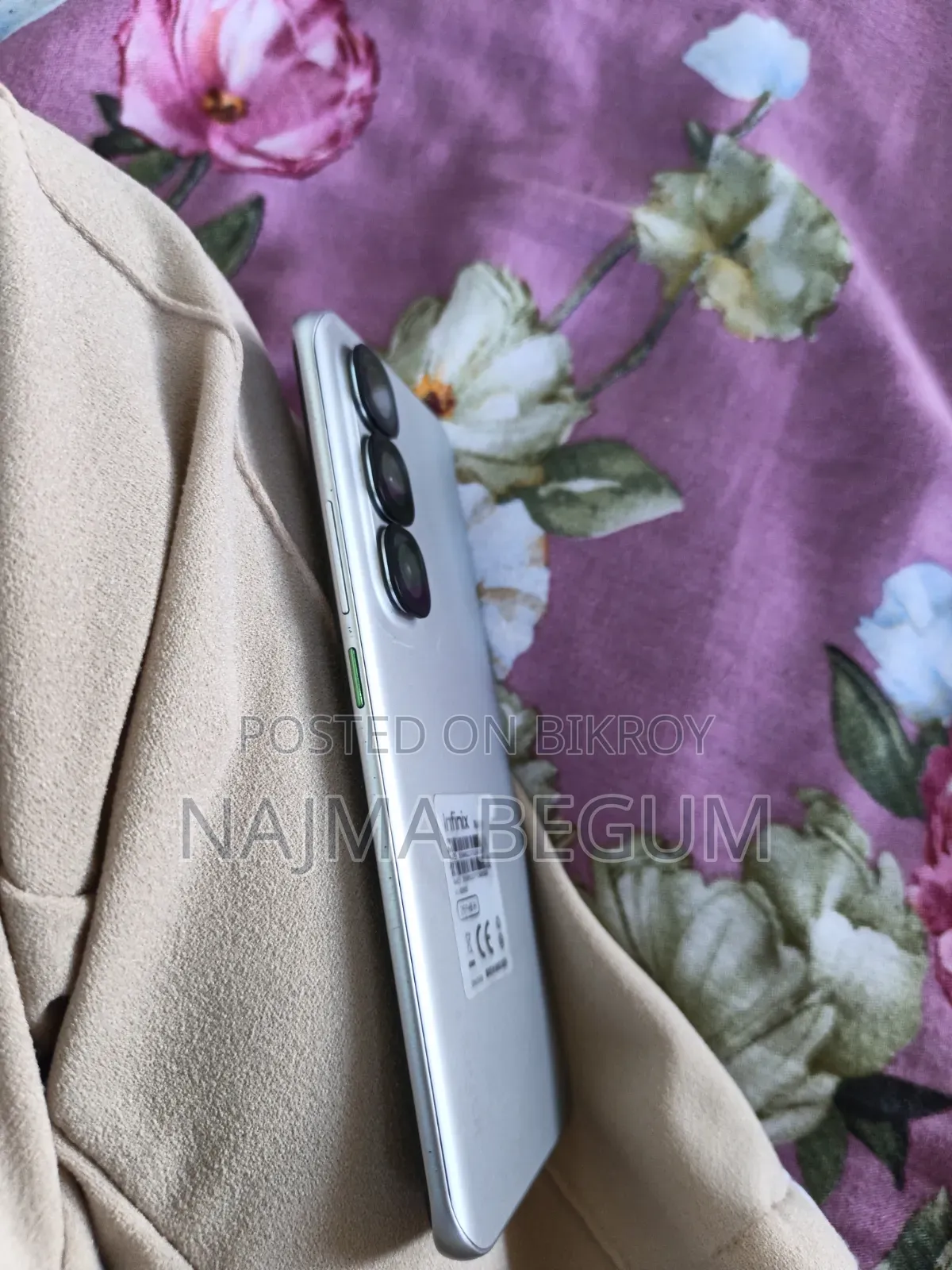 ইনফিনিক্স হট ৬০ প্রো+ ২৫৬ জিবি সিলভার