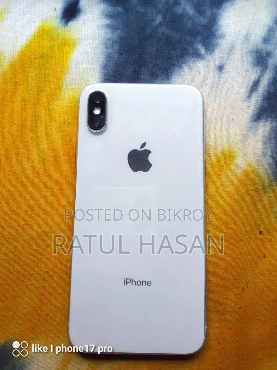 অ্যাপল আইফোন এক্স ৬৪ জিবি সিলভার