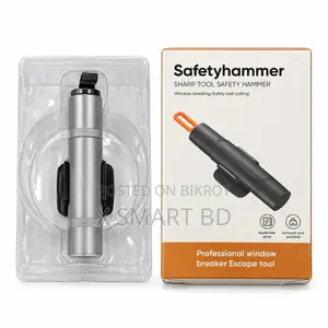 Car Emergency Safety Hammer – Spring-Loaded Tungsten