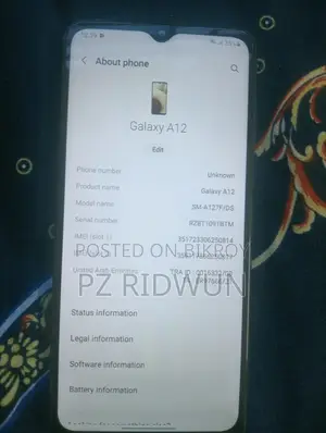 Samsung Galaxy A12 64 GB Black