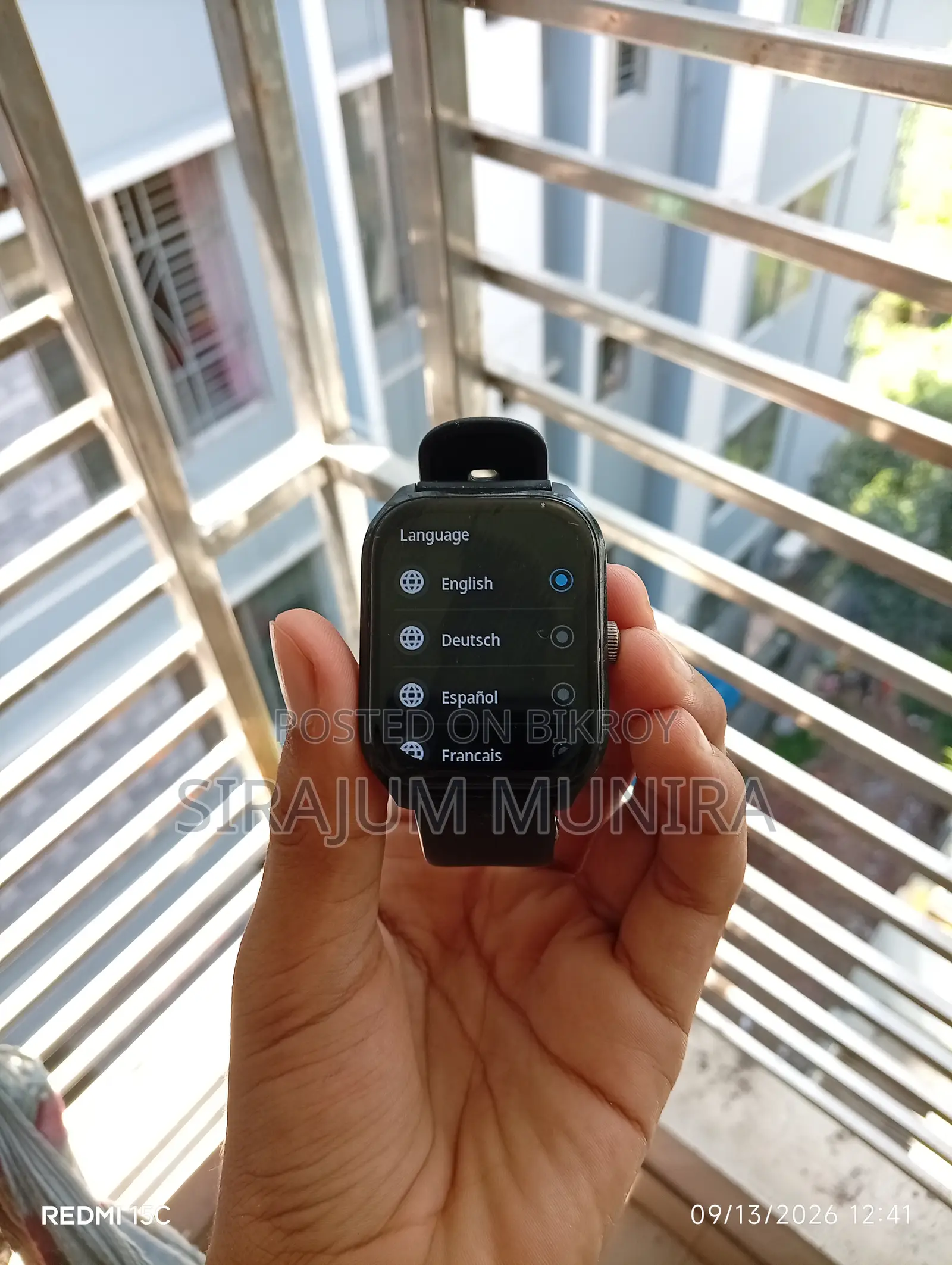 অরিমো ৫ লাইট স্মার্ট ওয়াচ ব্যবহৃত