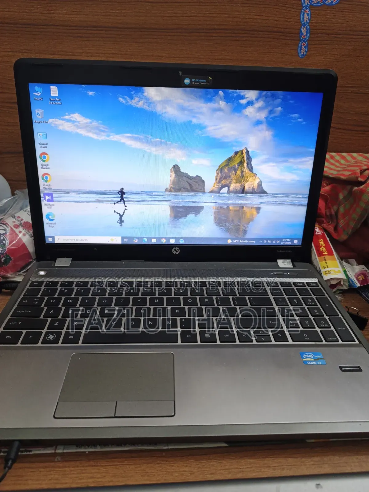 Laptop HP ProBook 4540S 8GB Intel Core i3 SSD 128GB