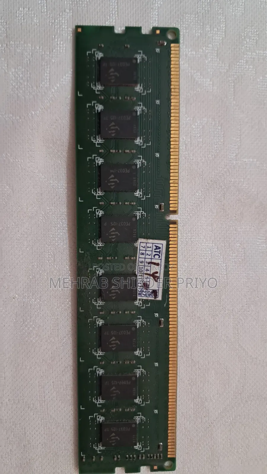 ADATA 8gb Desktop Ram(DDR3)
