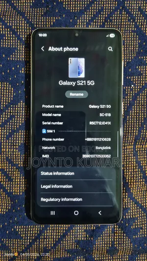 Samsung Galaxy S21 5G 128 GB Gold