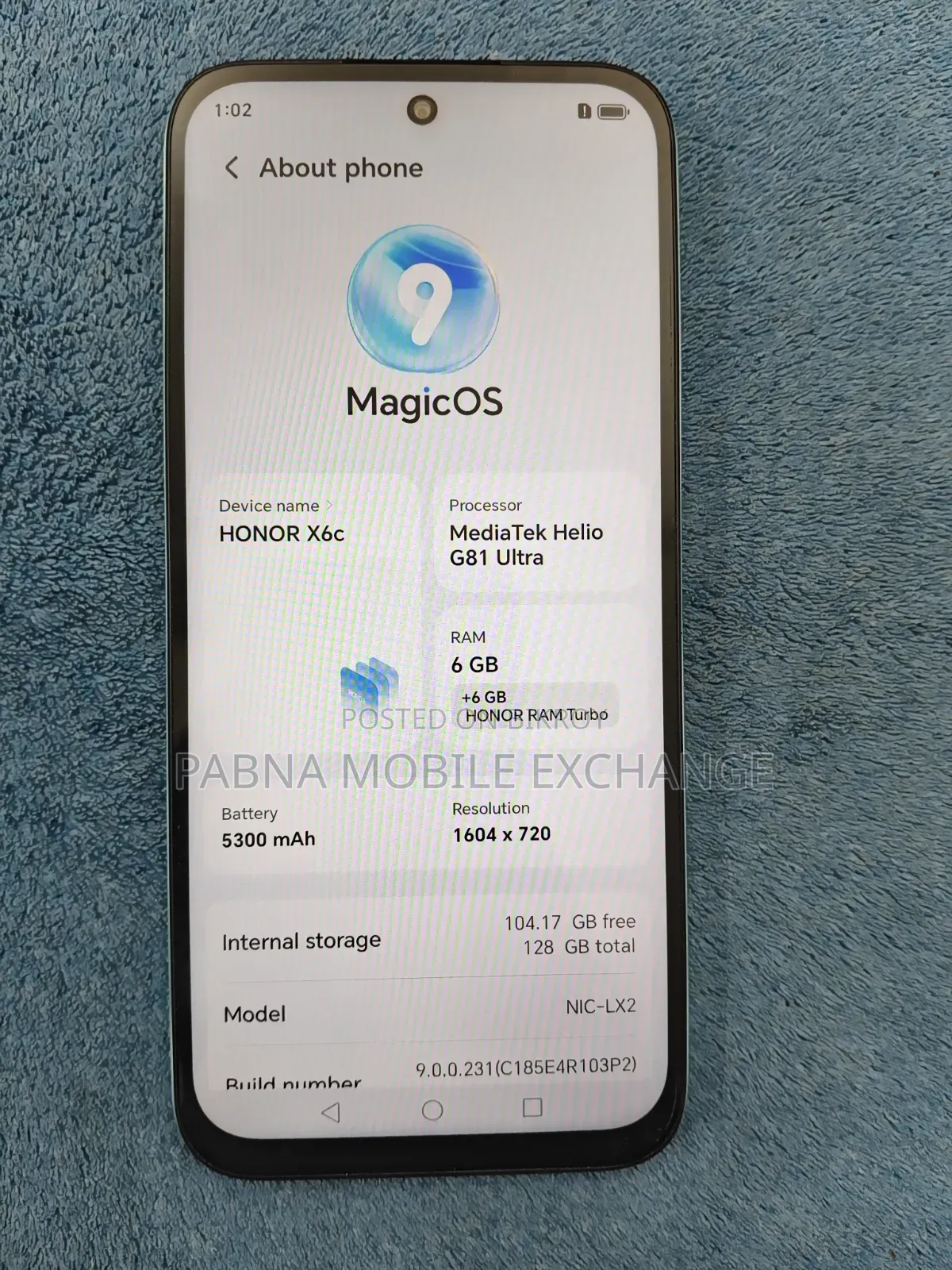 Honor X6C 128 GB Blue