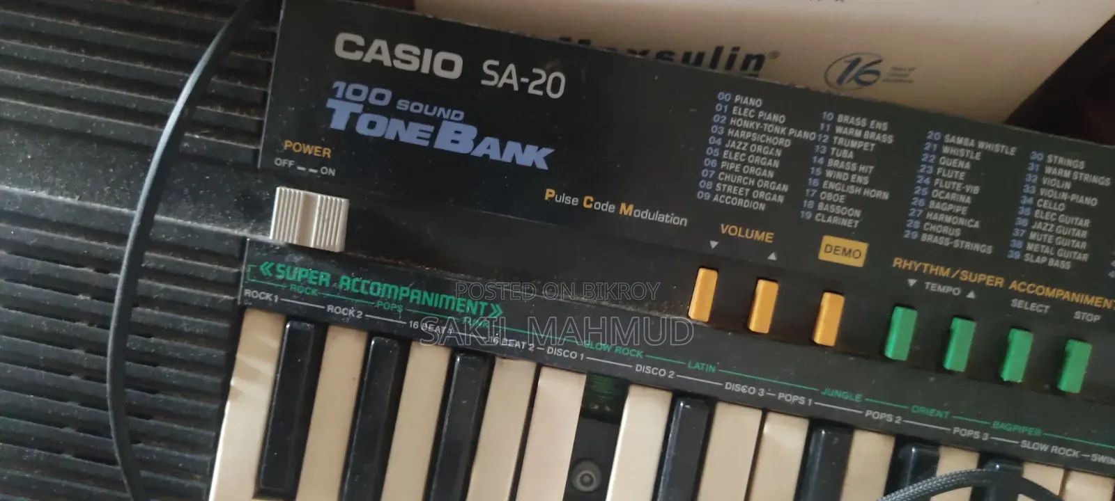 Casio SA 20 Music Keyboard