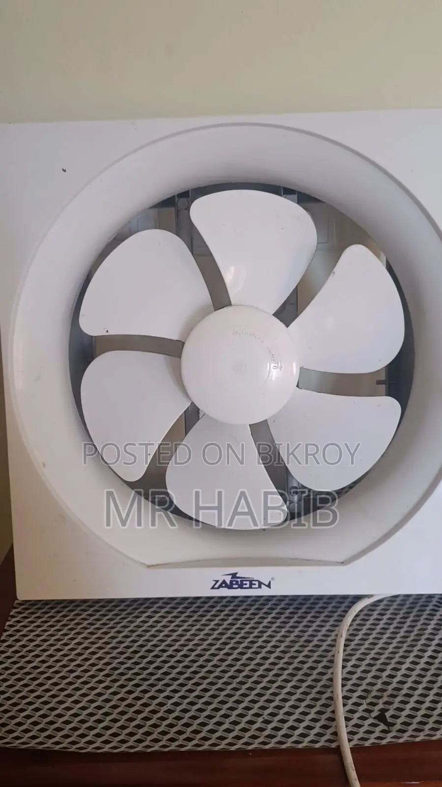 Zabeen ১২ ইঞ্চি এক্সহস্ট ফ্যান বিক্রি হবে