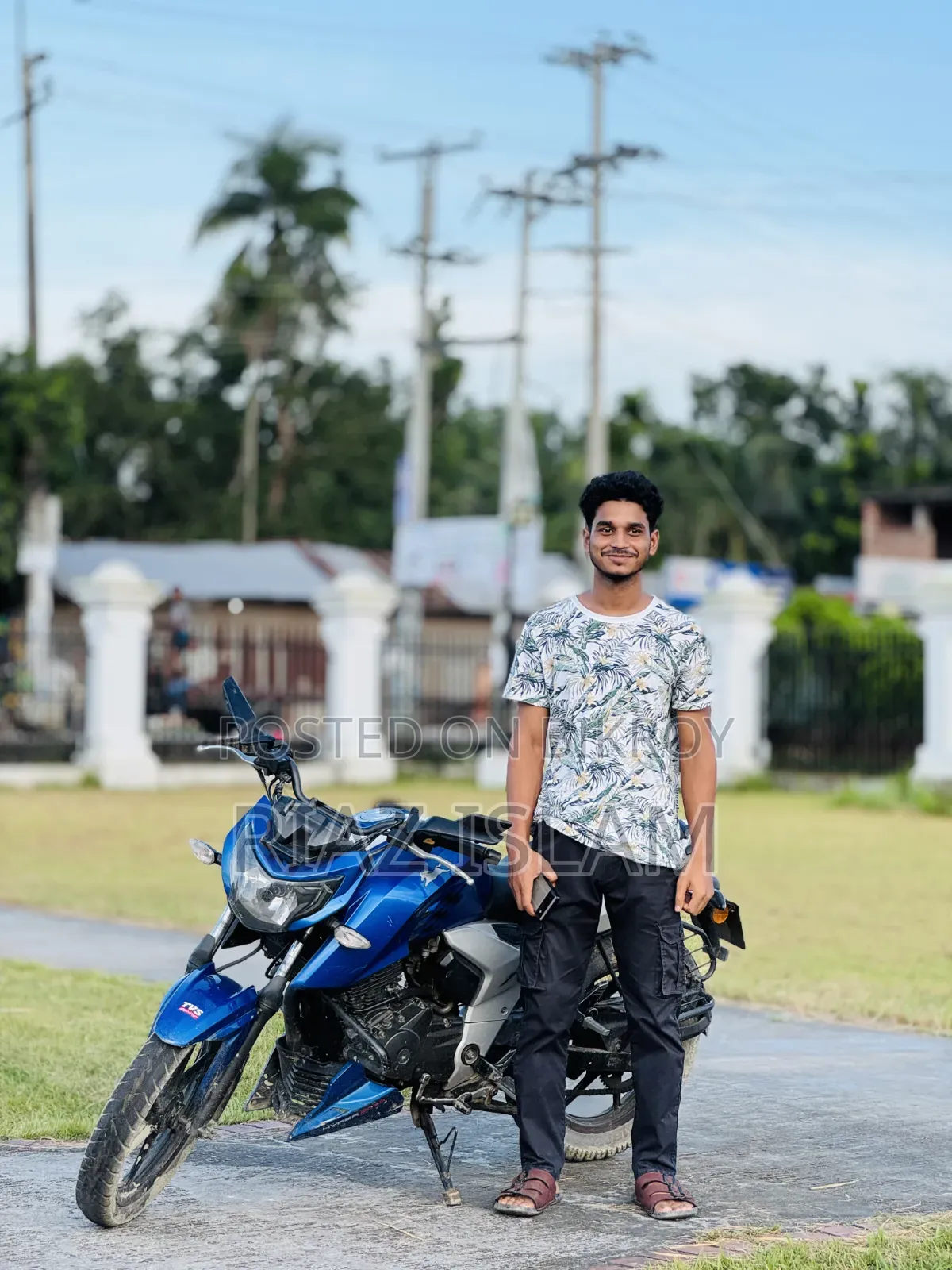 টিভিএস আপাচি আরটিআর ১৬০ ৪ভি ২০২০ ব্লু