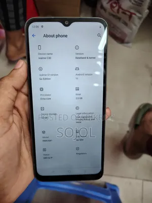 রিয়েলমি সি৩০ ৩২ জিবি সিলভার