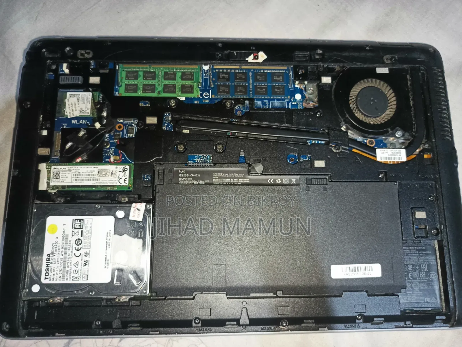 Laptop HP EliteBook 850 G3 16GB Intel Core i5 SSHD (Hybrid) 750GB