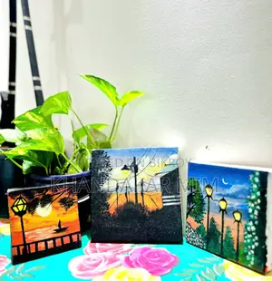 অ্যাক্রিলিক কালার ক্যানভাস