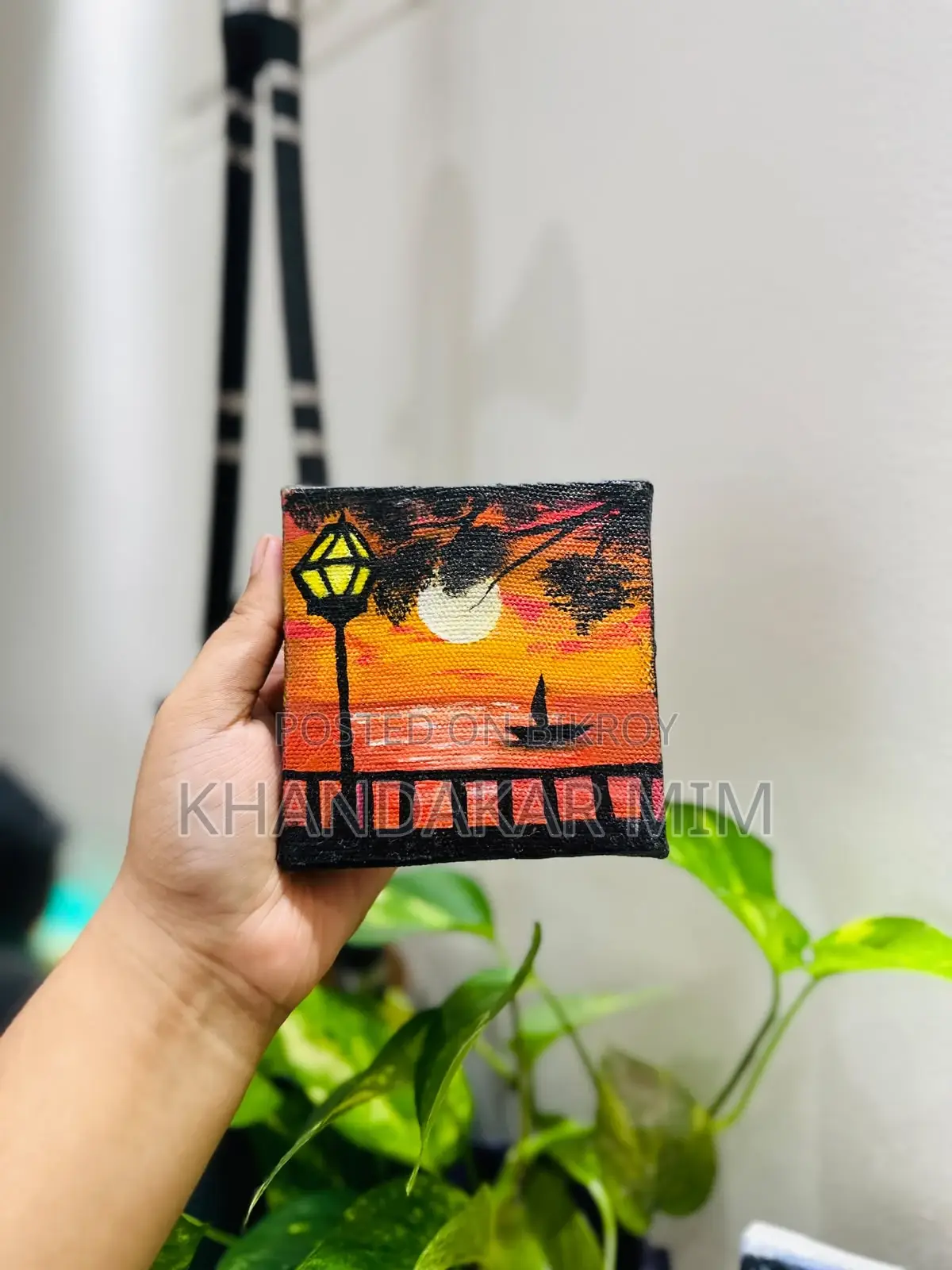 অ্যাক্রিলিক কালার ক্যানভাস