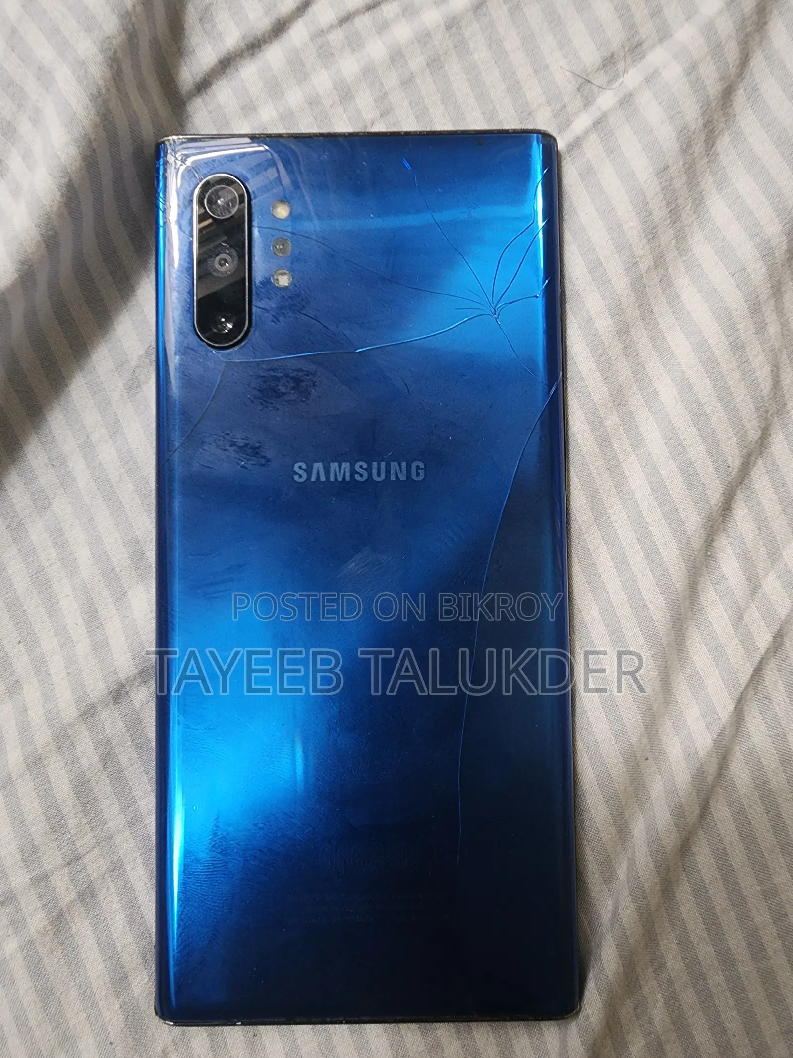 স্যামসাং গ্যালাক্সি নোট ১০ প্লাস ২৫৬ জিবি নীল