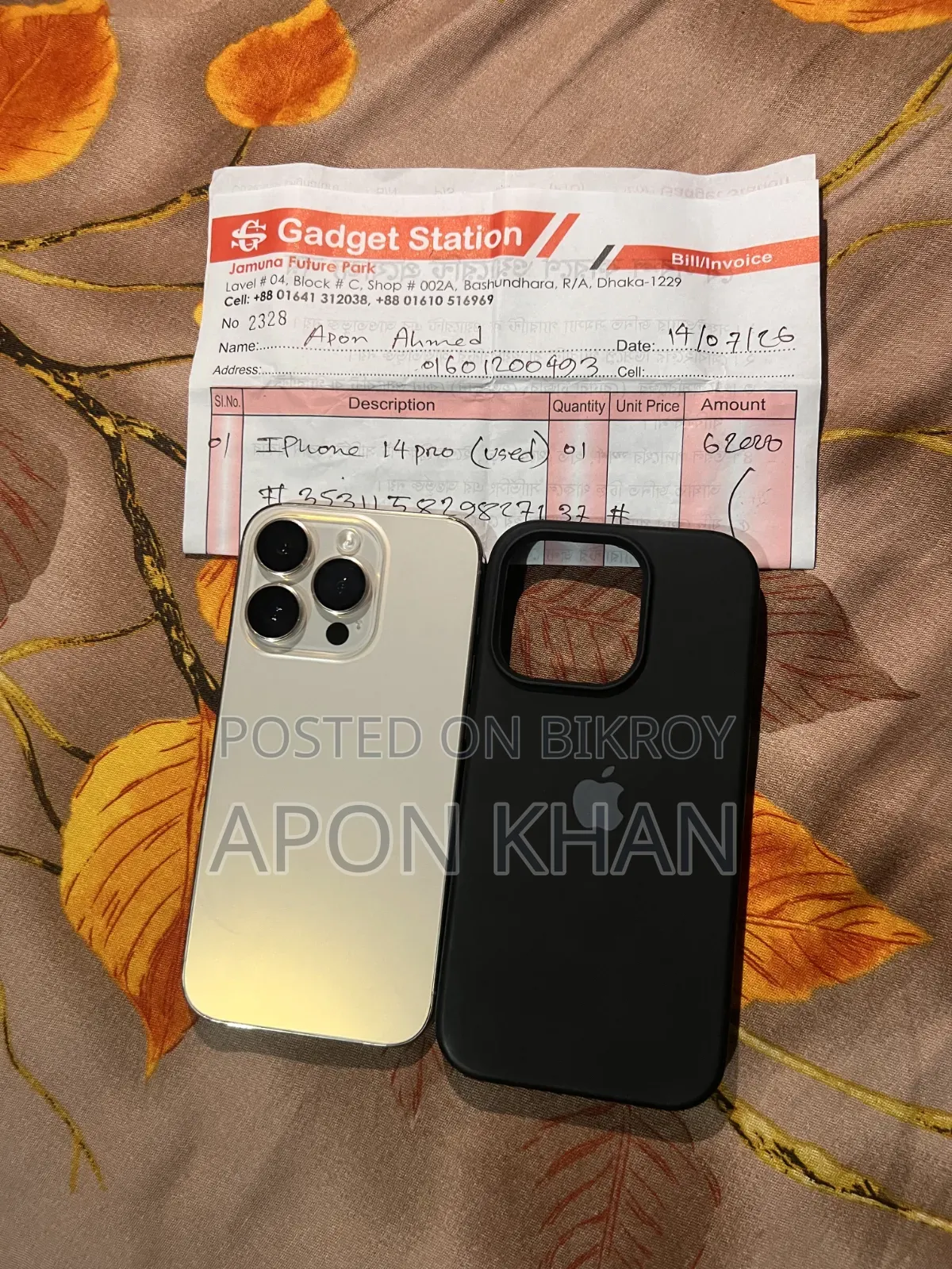 Apple iPhone 14 Pro 256 GB Gold