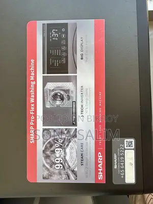 শার্প জে-টেক ইনভার্টার ৮.৫ কেজি ওয়াশিং মেশিন