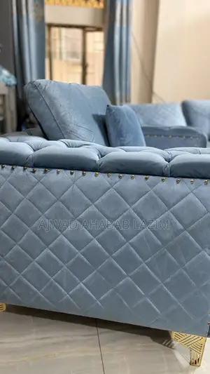 Premium Turquoise Blue Sofa Set for Sale