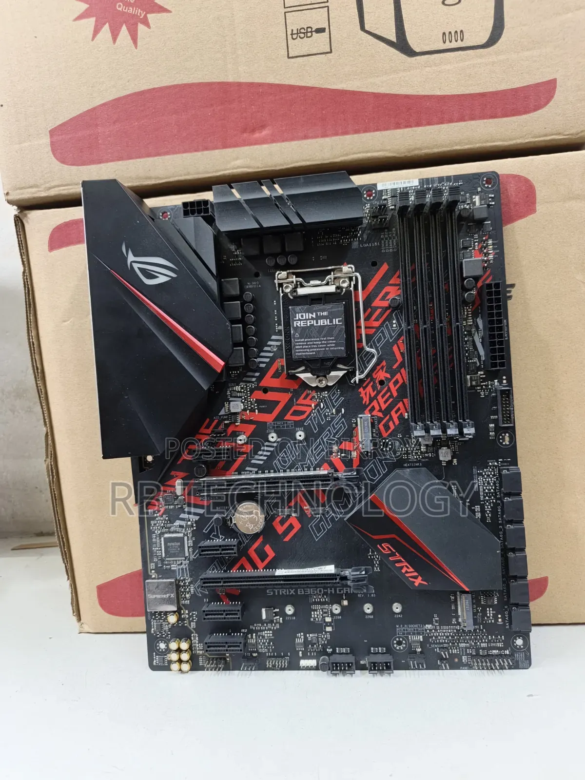 ASUS Strix B360-H Gaming Motherboard