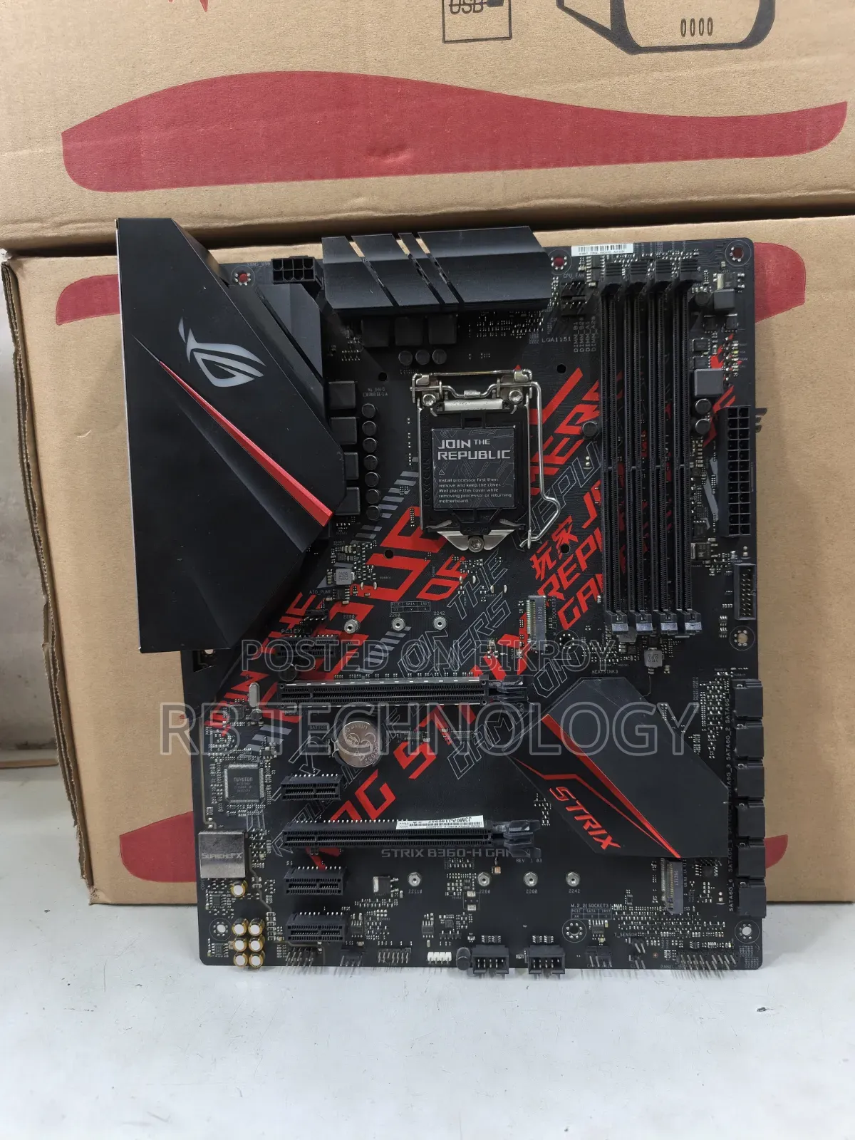 ASUS Strix B360-H Gaming Motherboard