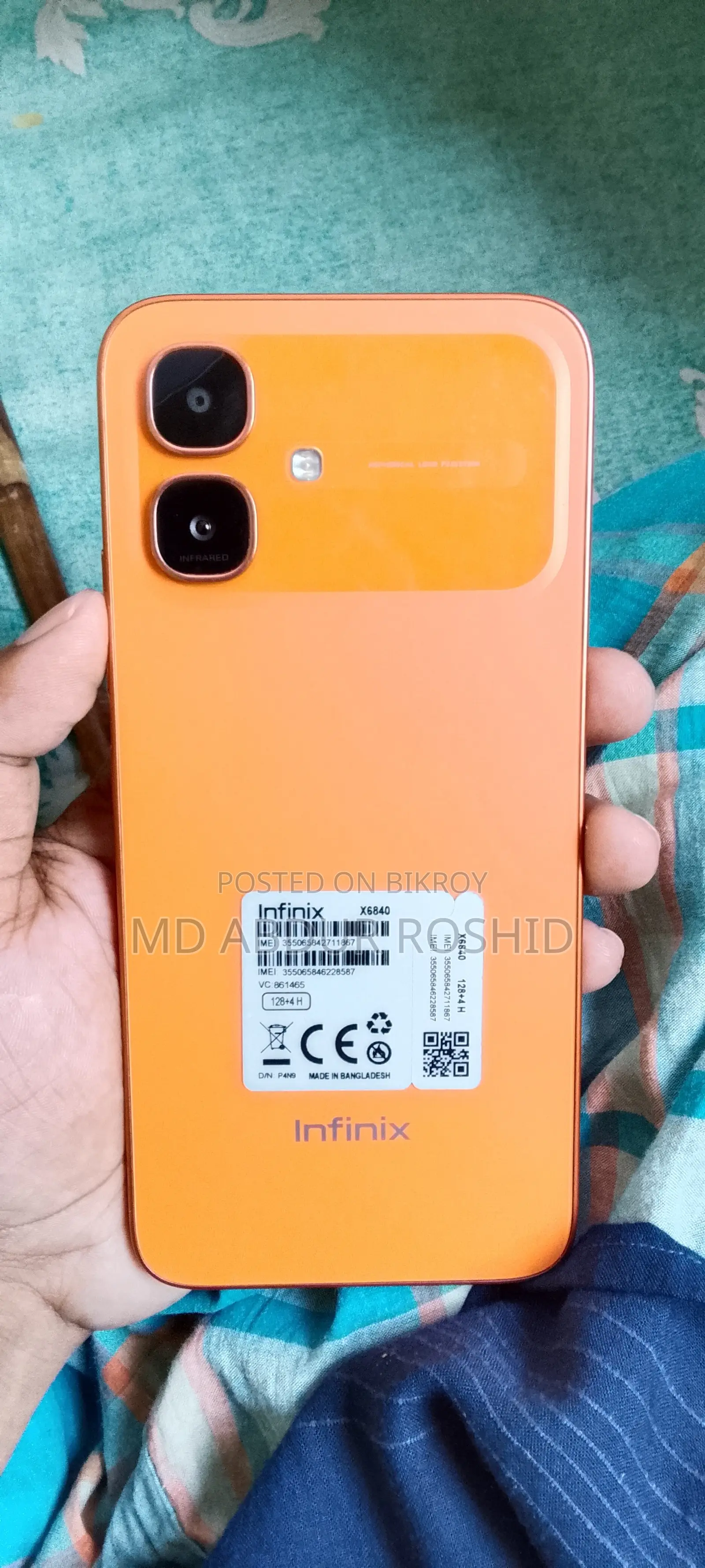Infinix Smart 20 128 GB Orange