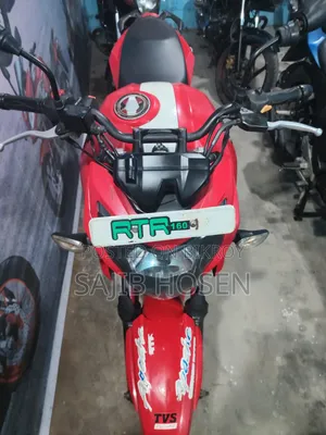 টিভিএস অ্যাপাচি ১৬০ ৪ভি ২০১৯ লাল