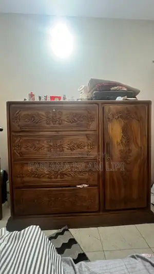Wooden Wardrobe (2 Piece)