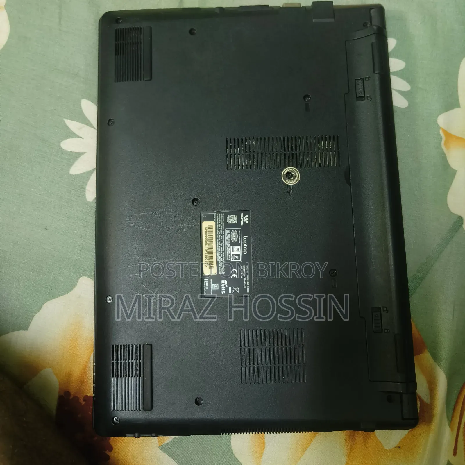 ল্যাপটপ ৪জিবি ইন্টেল পেন্টিয়াম এসএসডি ২৫৬জিবি