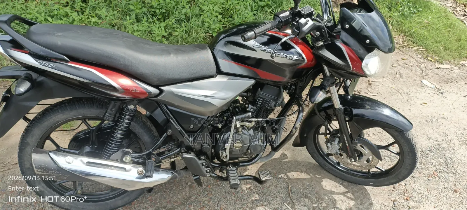 Bajaj Discover 110 2021 Black
